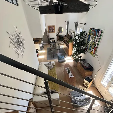 Loft Climatise Au Design Unique Centre Montpellier